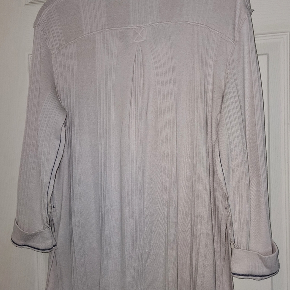 We The Free Pullover Collar V-neck Cream XS new without tags - Picture 4 of 4